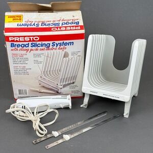Presto Bread Slicing System Electric Knife Vintage Kitchen Tool - TESTED